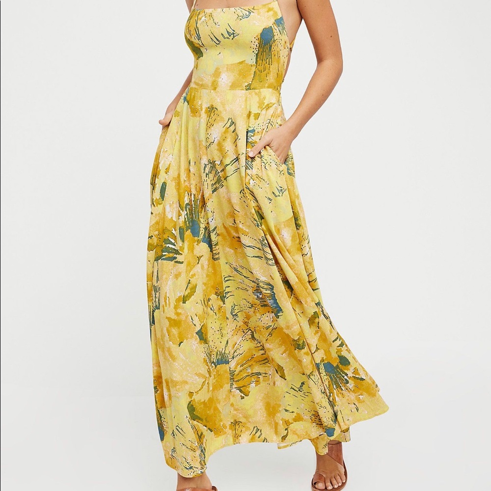 Free People Nellie Printed Maxi Dress